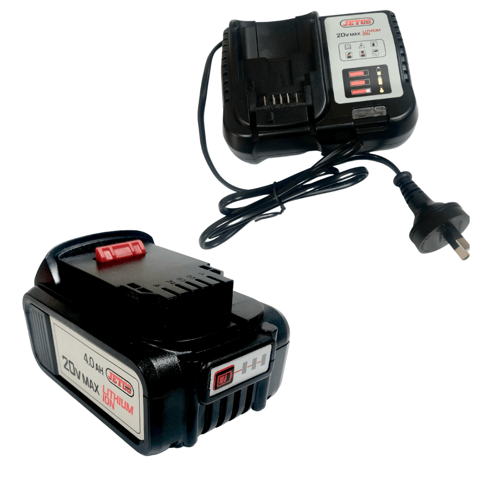 Jetco Products 4.0 Ah Lithium-Ion battery with Australian charger