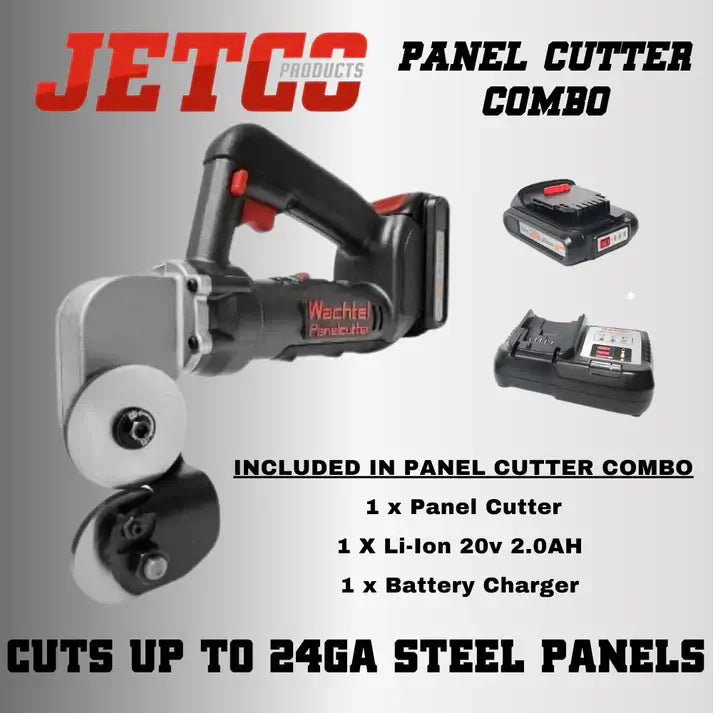 Jetco Products Refurbished Wachtel Panel Cutter Combo includes battery and charger