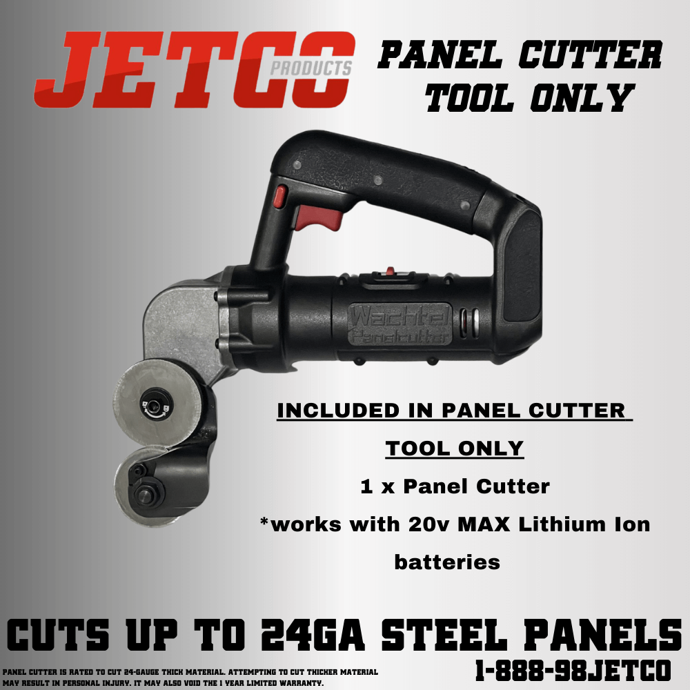 Wachtel Panel Cutter Tool Only - Precision Cutting Tool – JETCO PRODUCTS